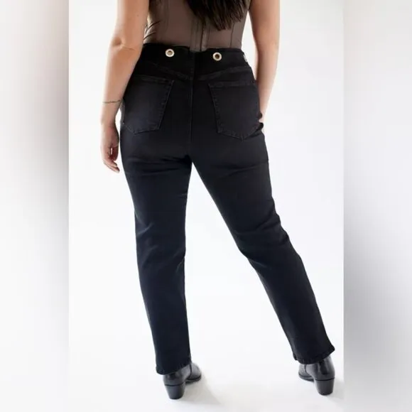 Urban Outfitters | BDG Grommet Low Rise Skinny Jean Black New 27 Waist Concert
