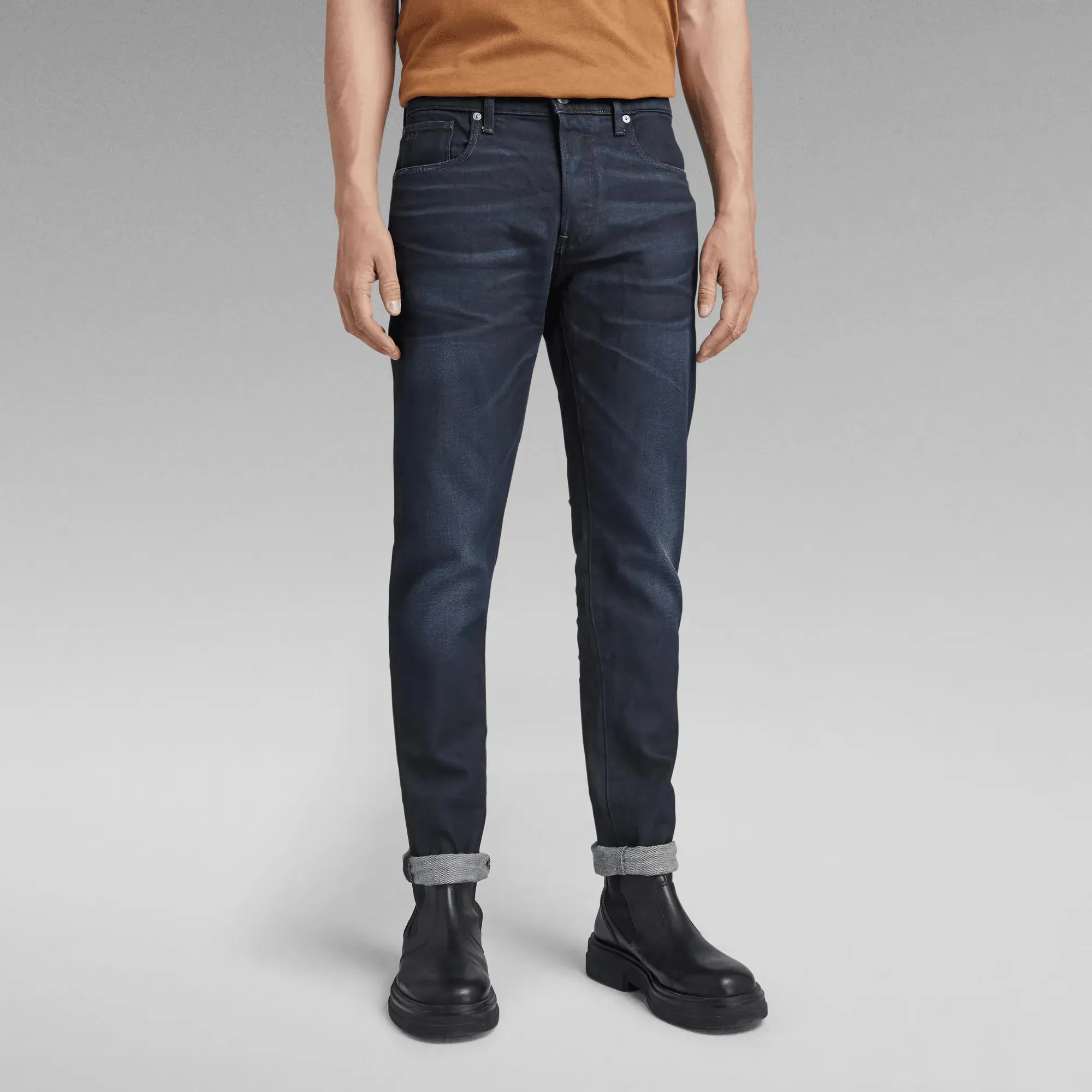 Vaqueros 3301 Slim Azul Oscuro Worn in Naval Blue Cobler