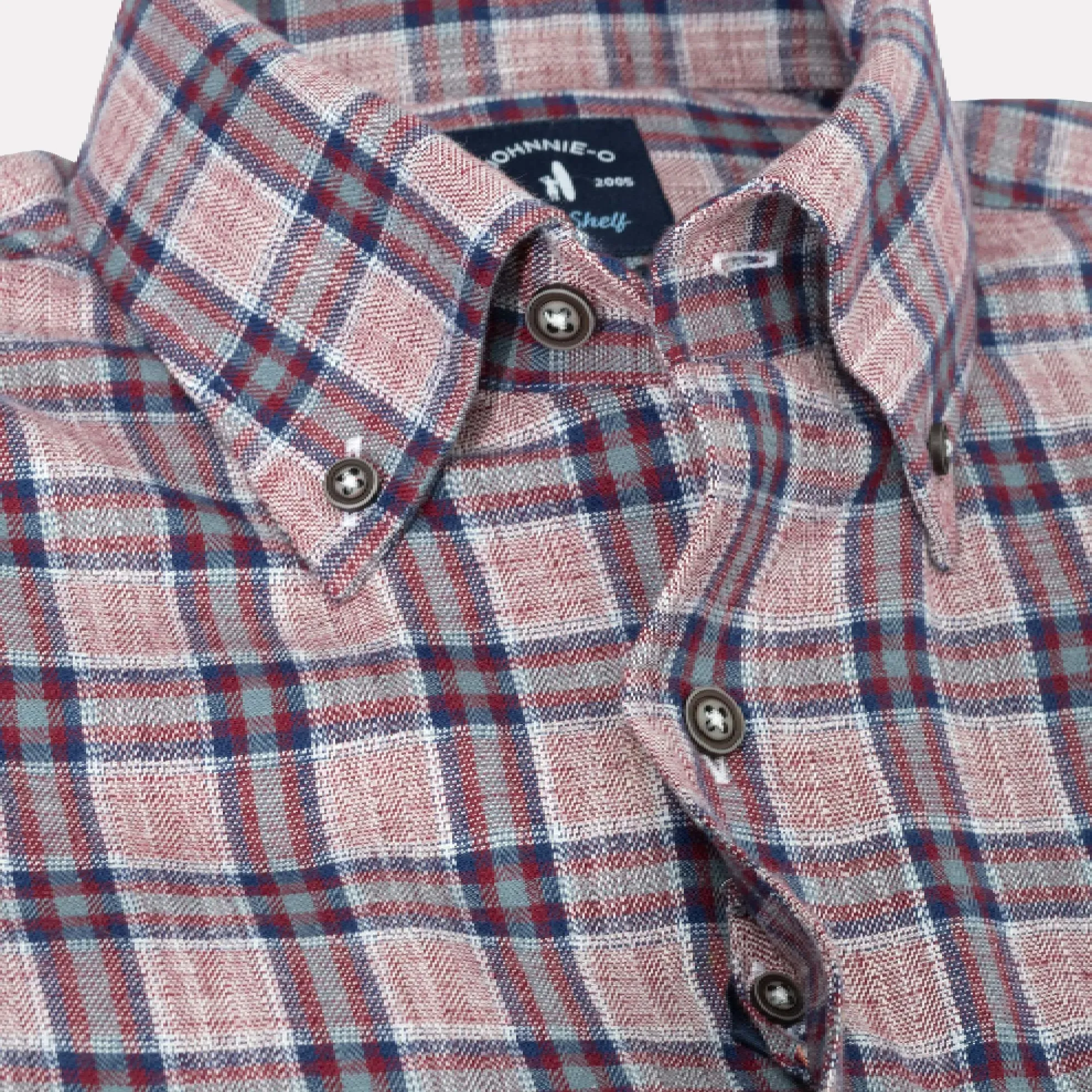 Vardy Top Shelf Button Up Shirt / Currant