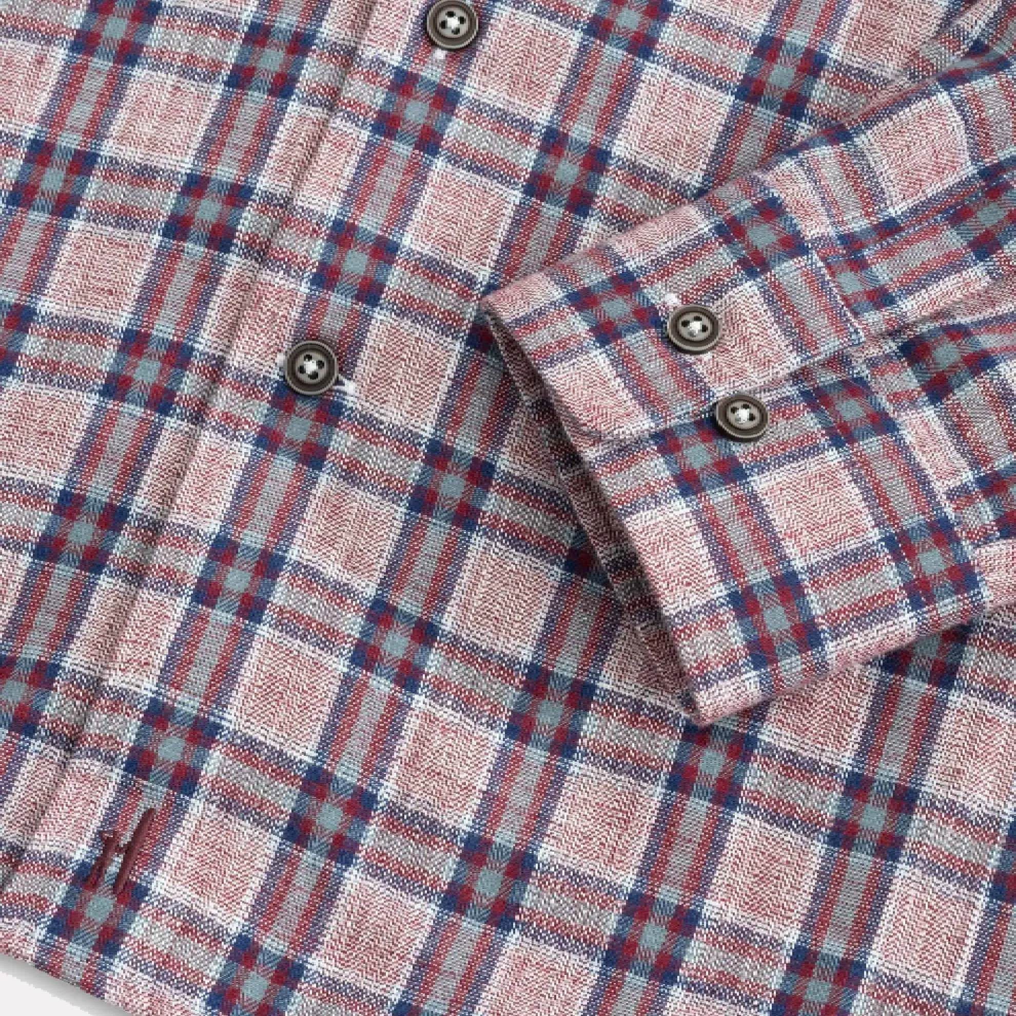 Vardy Top Shelf Button Up Shirt / Currant
