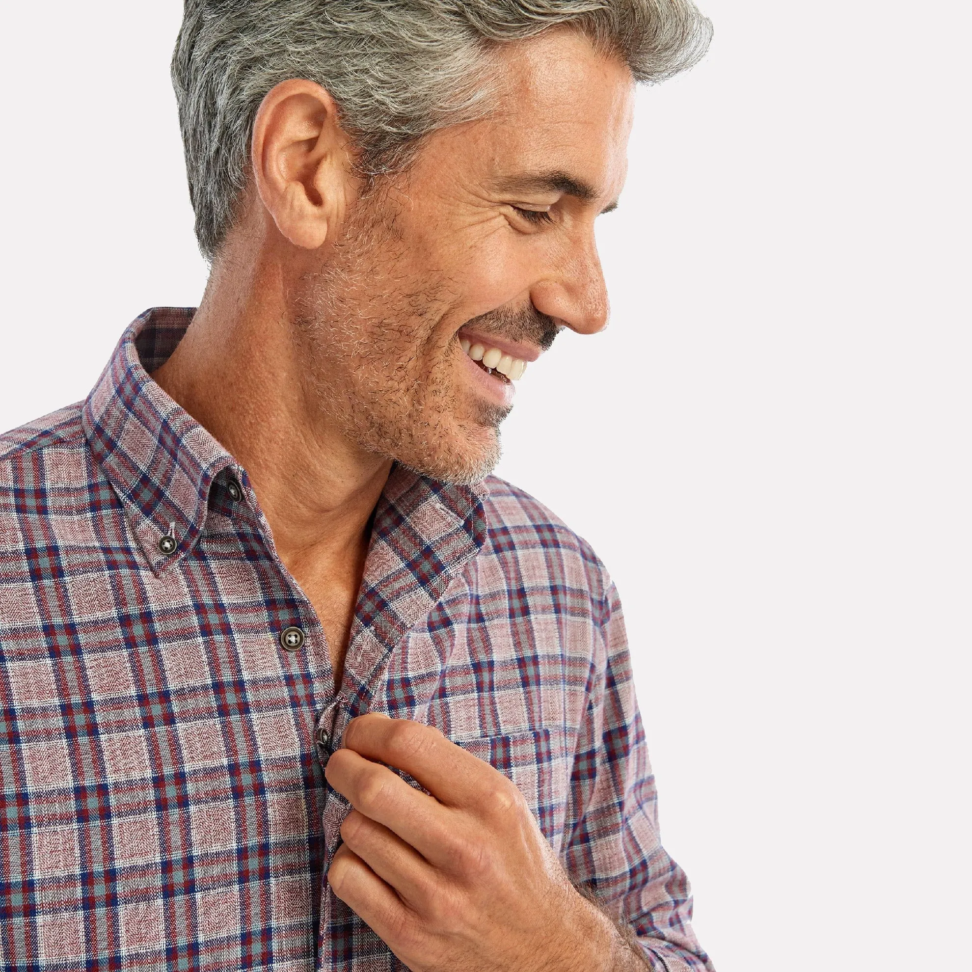 Vardy Top Shelf Button Up Shirt / Currant