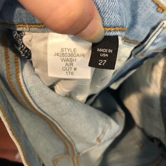 Veronica Beard Jeans 27 11&quot; Kick Flare Light Blue