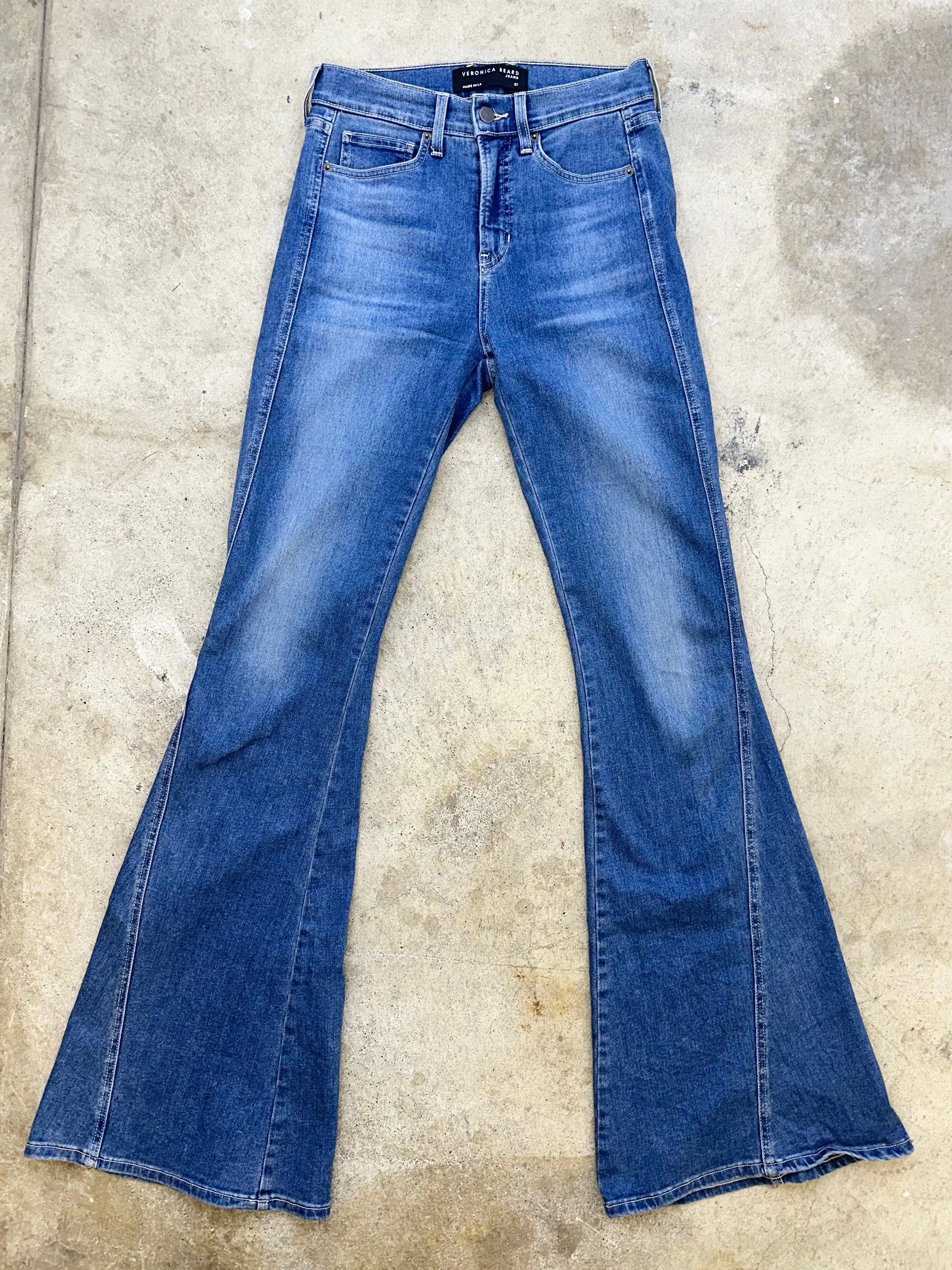 Veronica Beard Mega Flare Jeans