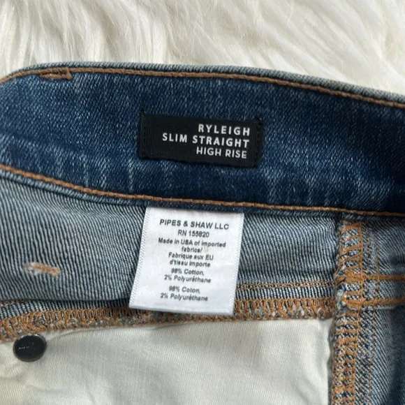 Veronica Beard Ryleigh Slim Straight Jeans Size 28