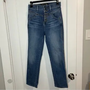 Veronica Beard Ryleigh Slim Straight Jeans