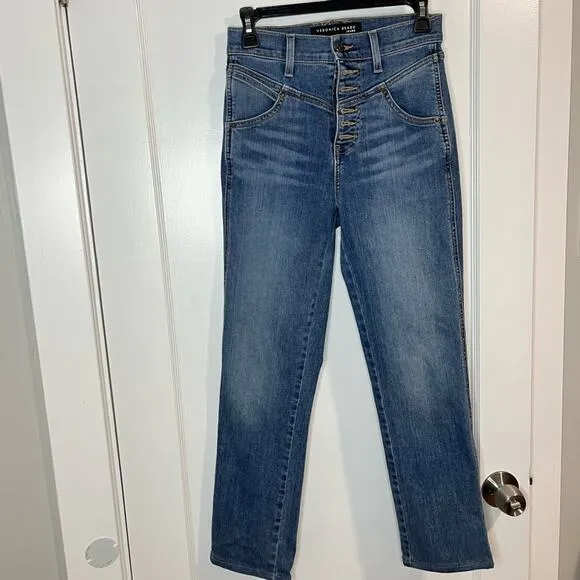 Veronica Beard Ryleigh Slim Straight Jeans