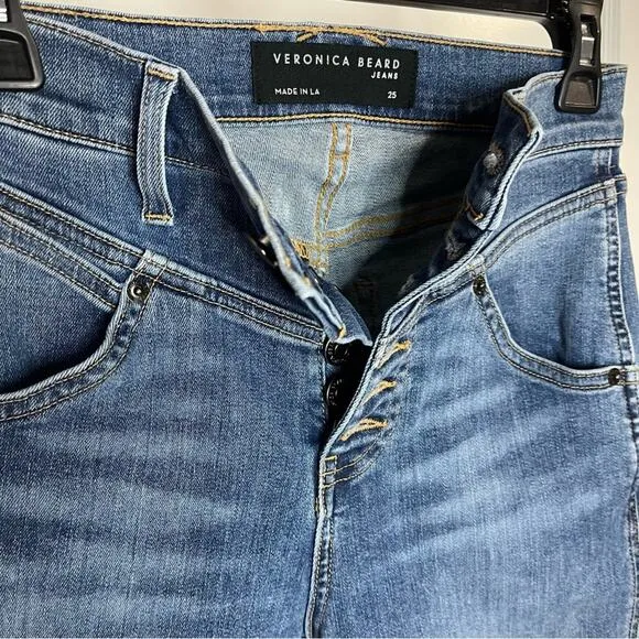 Veronica Beard Ryleigh Slim Straight Jeans