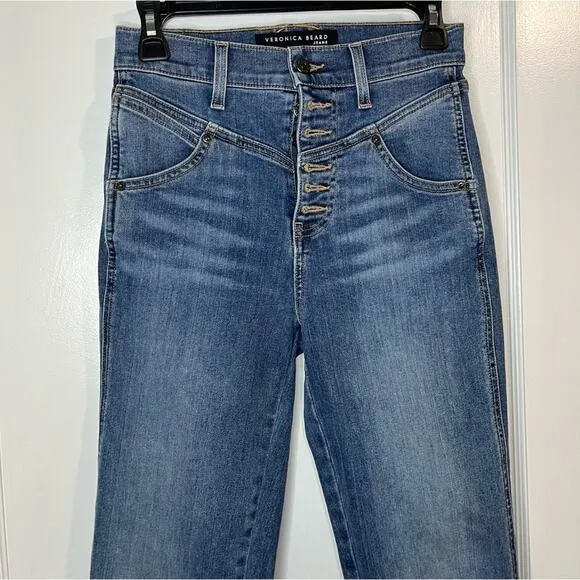 Veronica Beard Ryleigh Slim Straight Jeans