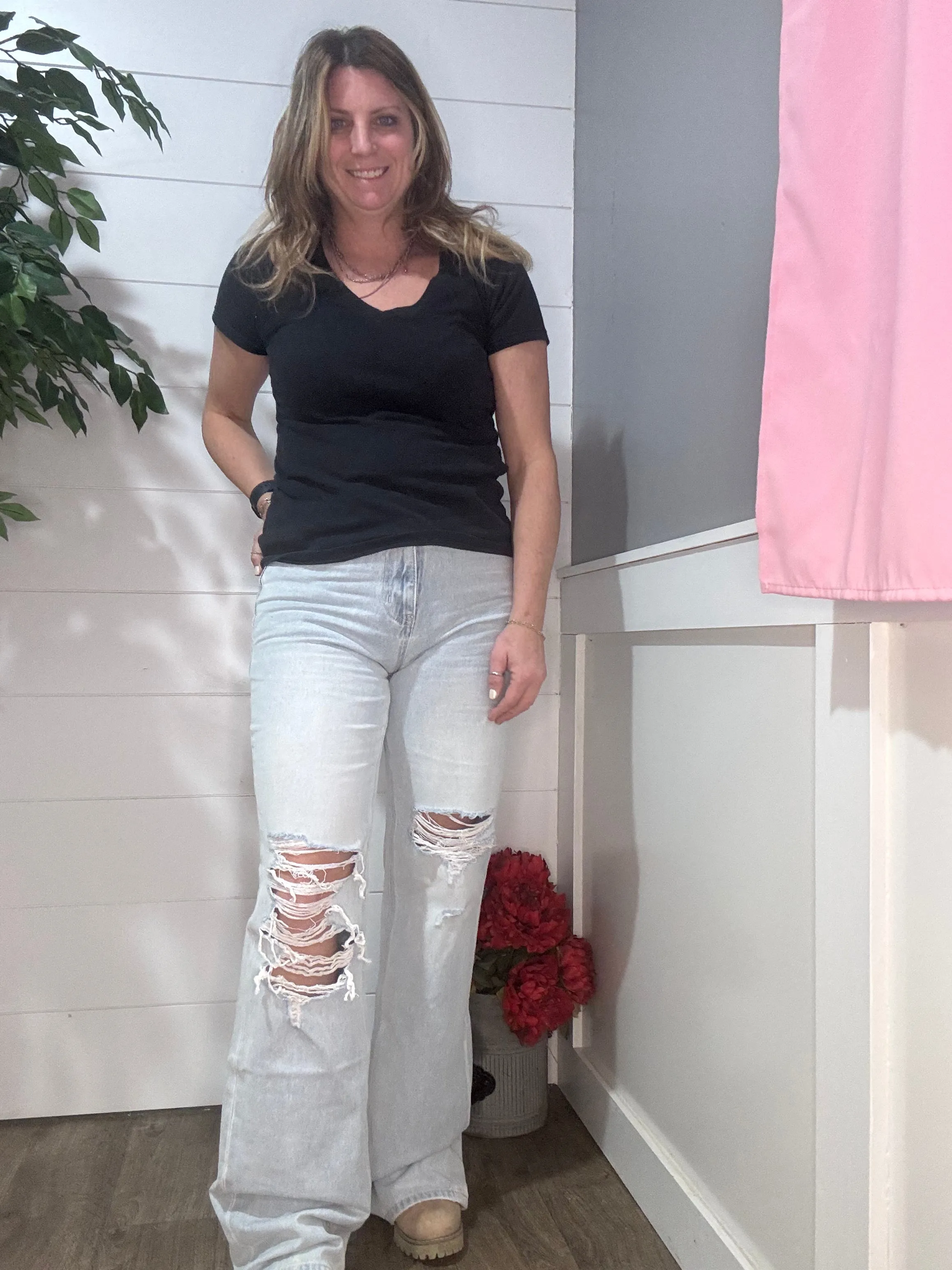 Vervet High Rise Flare Jeans - Laina Wash