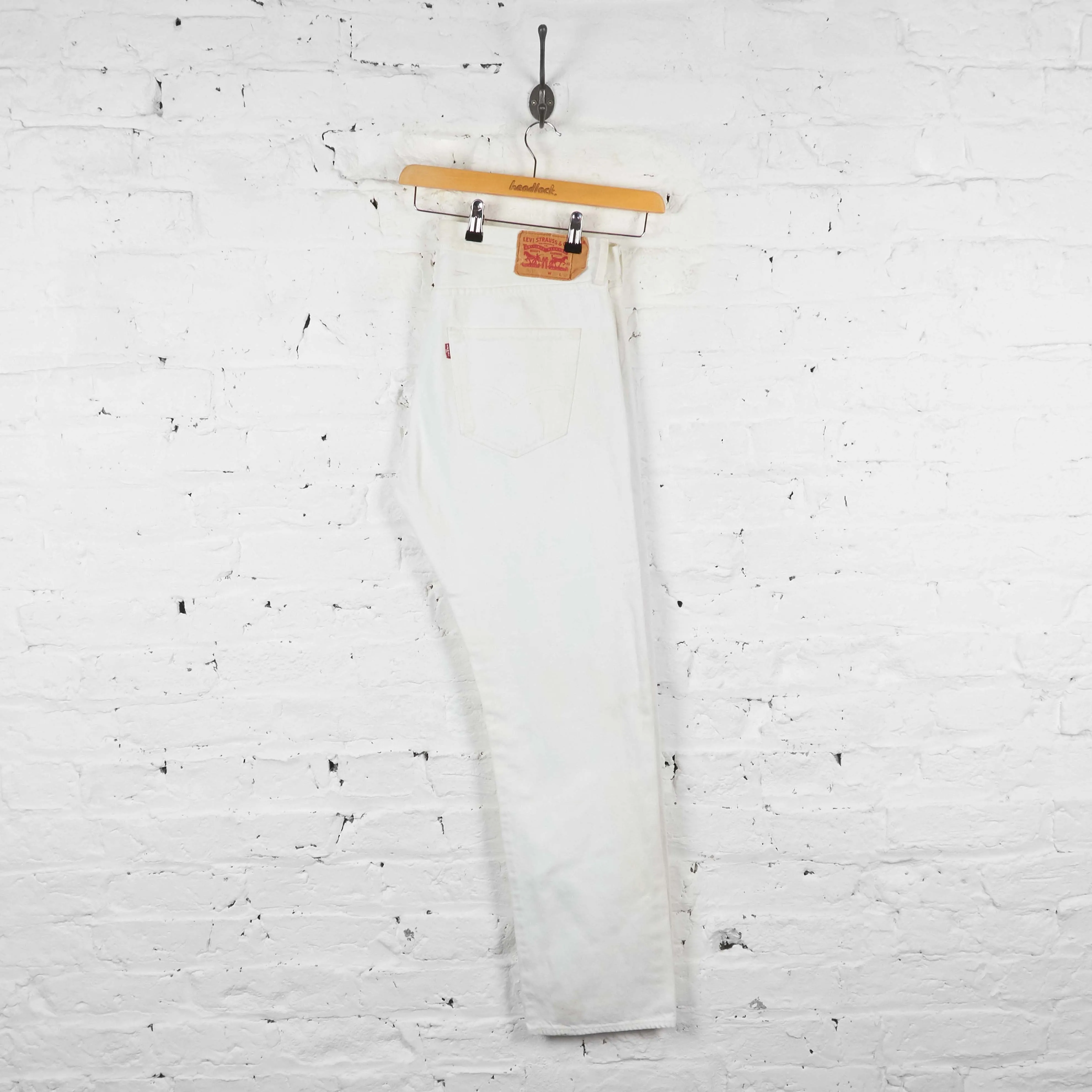Vintage 501 Levi's Jeans - White - L