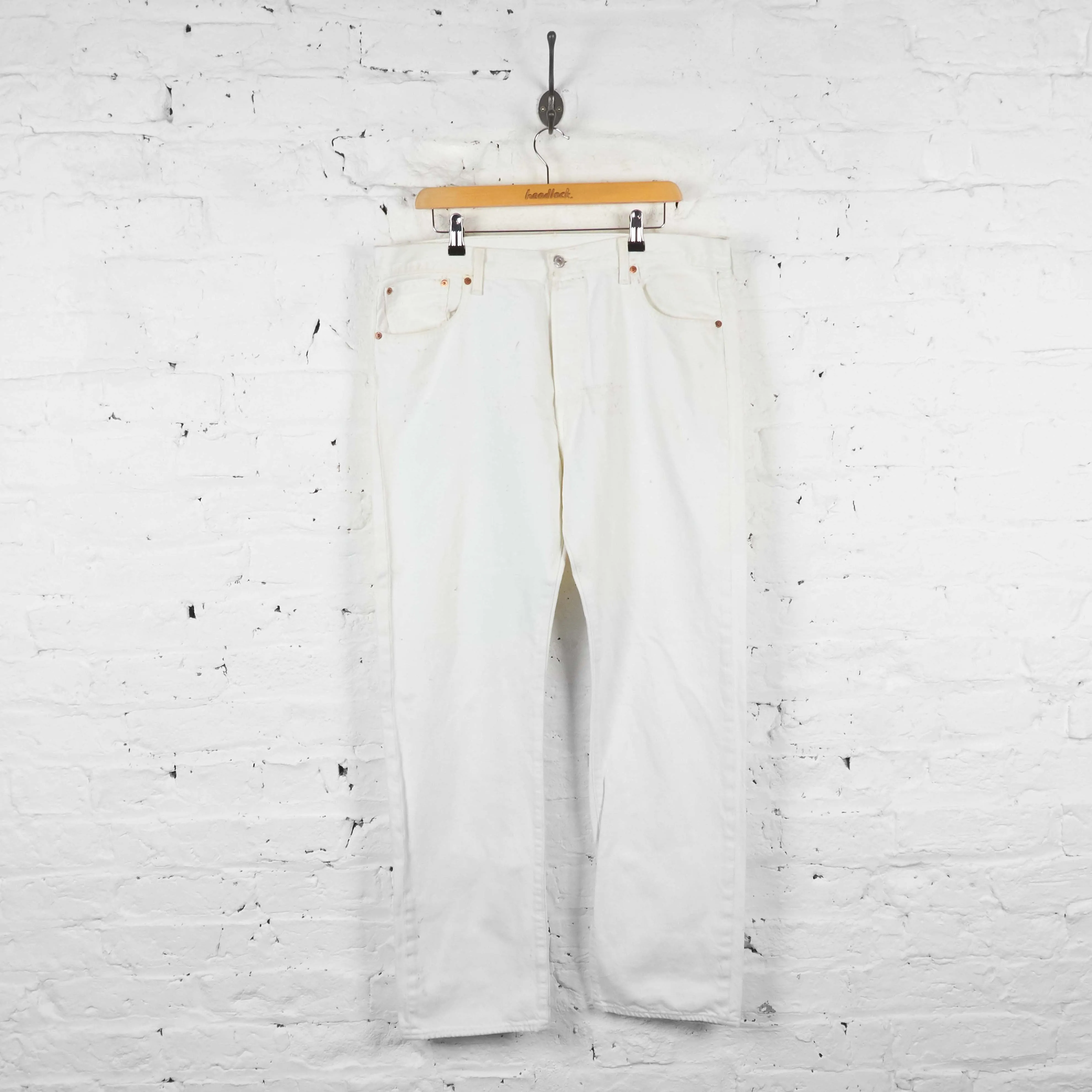 Vintage 501 Levi's Jeans - White - L