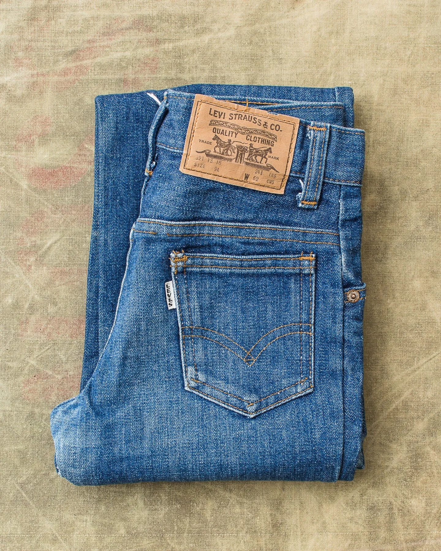 Vintage 60/70's Levi's Big E Jeans Childrens Size 9Y