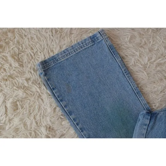 Vintage 80s Flared Rhinestones Mom Jeans by L.A. BLUES size 12