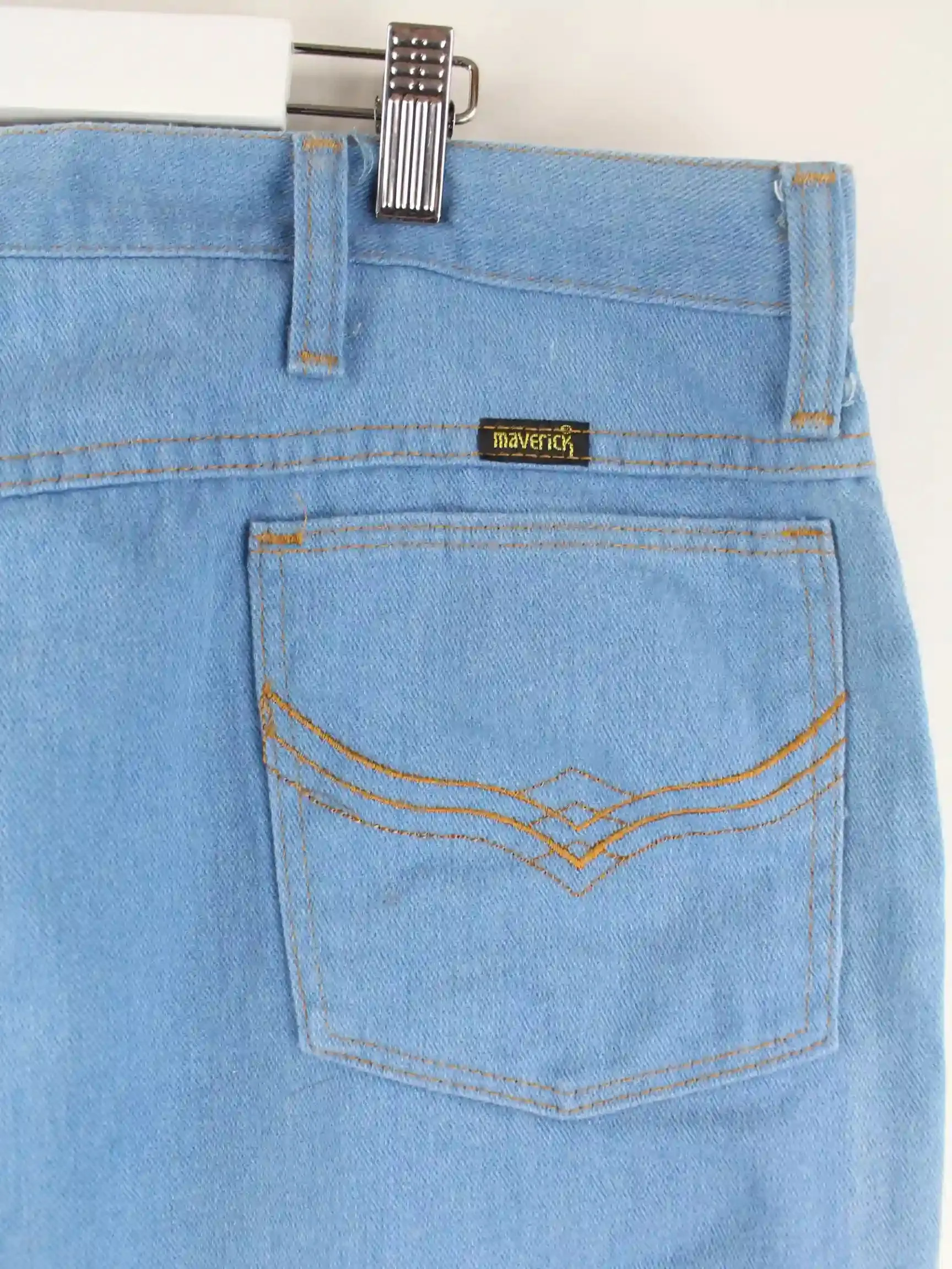 Vintage 80s Maverick USA Jeans Blau W42 L30