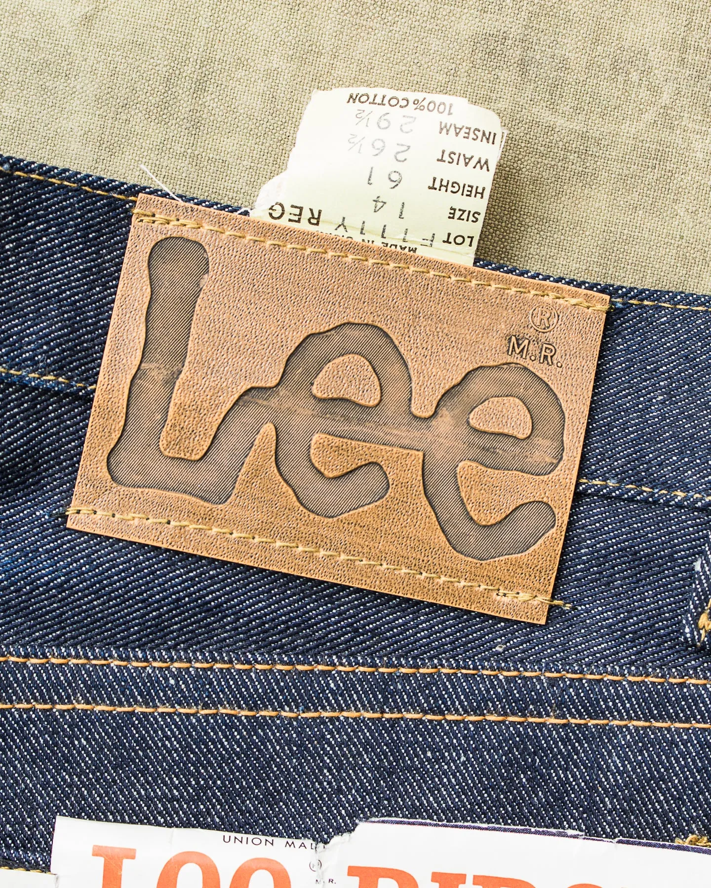 Vintage Deadstock 60's Lee Riders Jeans Lot F111Y Youth Size 14