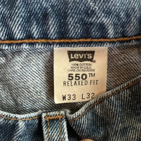 Vintage Distressed USA Levi’s 550 Jeans