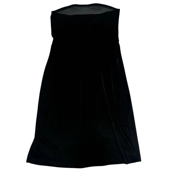 Vintage GUESS Jeans Velvet Strapless Dress