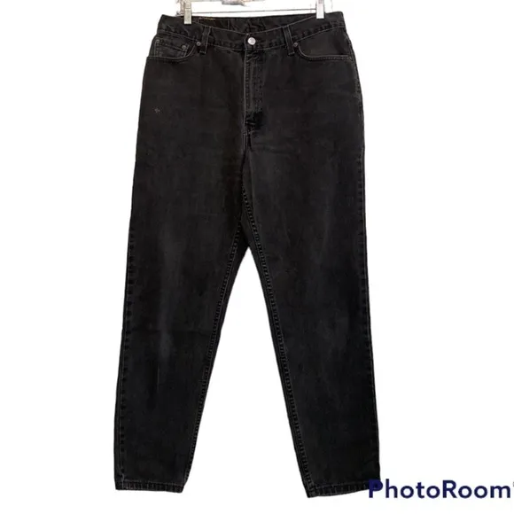 Vintage Levi’s 512 Women’s Black Made in the USA Jeans | Size 16/32 | Mom Jeans