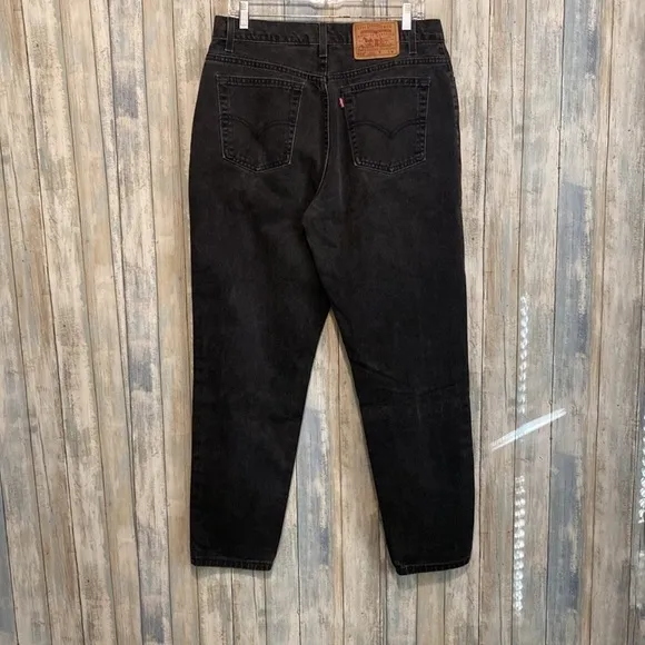 Vintage Levi’s 512 Women’s Black Made in the USA Jeans | Size 16/32 | Mom Jeans