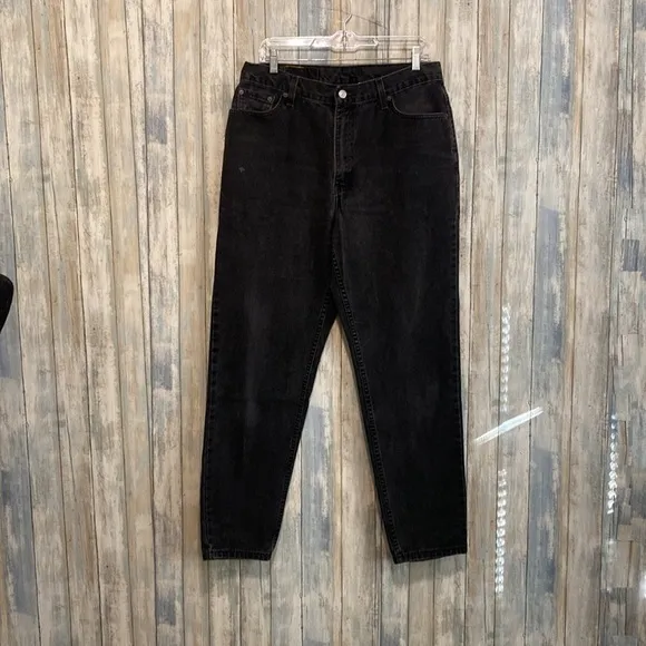 Vintage Levi’s 512 Women’s Black Made in the USA Jeans | Size 16/32 | Mom Jeans