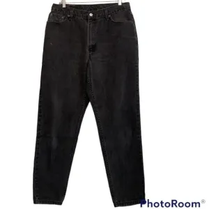Vintage Levi’s 512 Women’s Black Made in the USA Jeans | Size 16/32 | Mom Jeans
