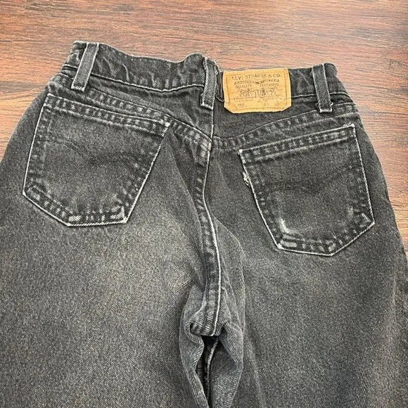 Vintage Levis 560 Student Black Jeans
