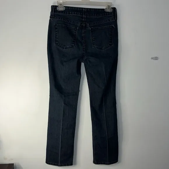 Vintage Not Your Daughters Jeans Size 6P Straight Darker Wash Mid Rise Stretch
