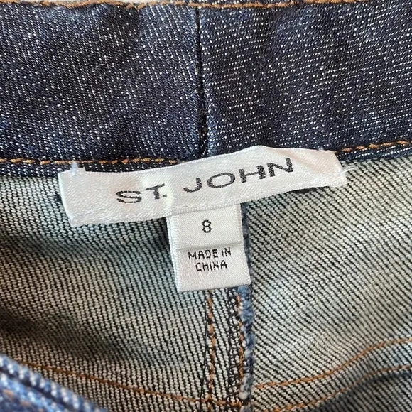 Vintage St. John Studded Straight Leg Jeans sz 8