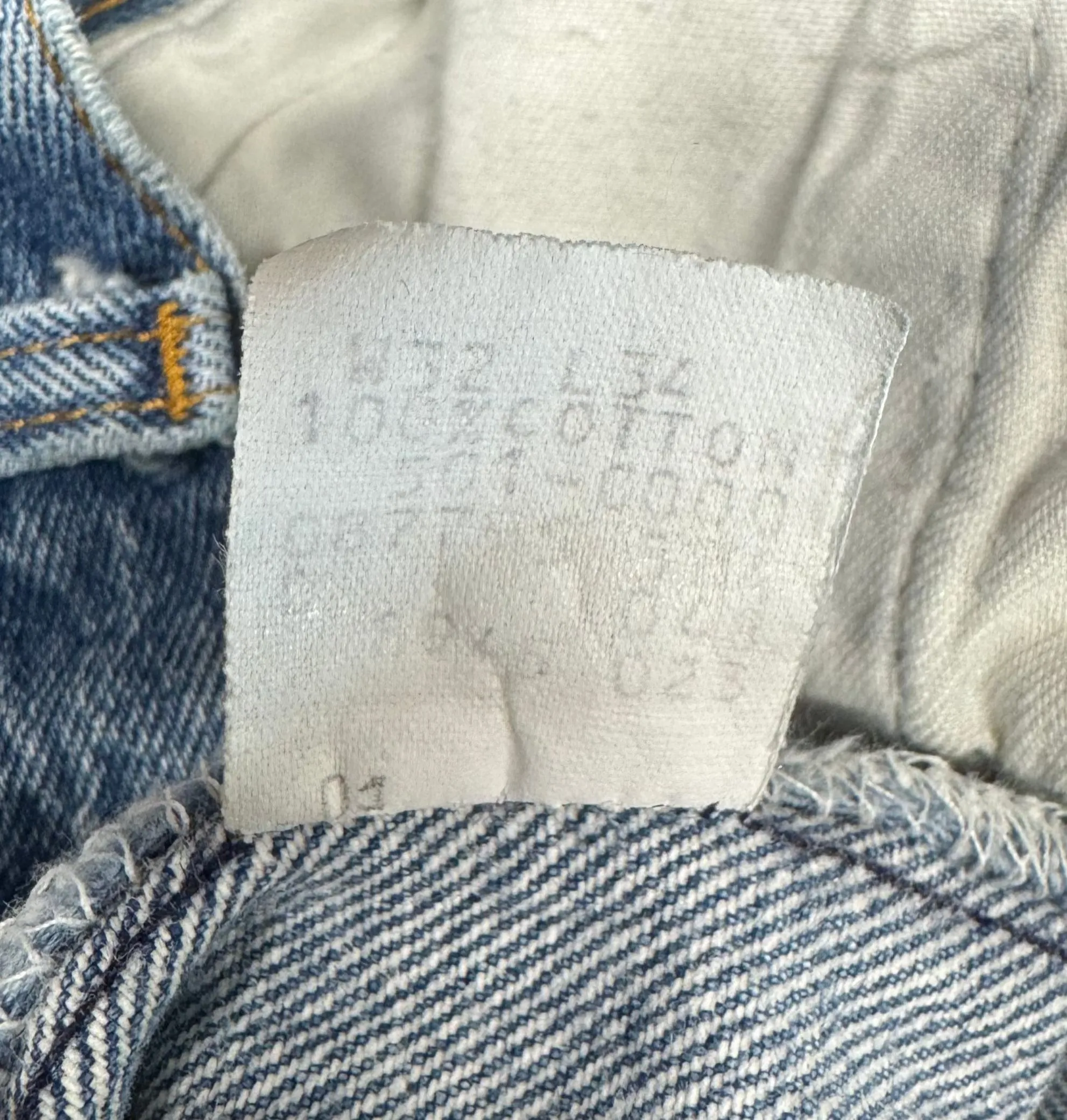 Vintage USA Made Levi 501xx Transitional Denim Jeans (JYJ0124-070)