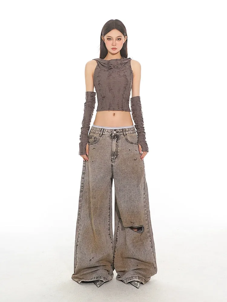 Wasteland Grunge Wide Leg Jeans