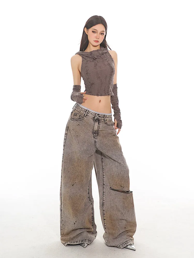 Wasteland Grunge Wide Leg Jeans