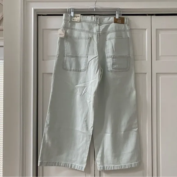 We The Free Piper Mid-Rise Crop Wide-Leg Jeans | Size 32