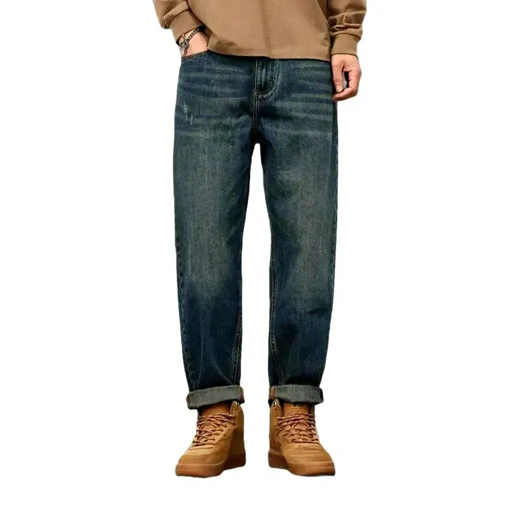 Whiskered fashion jeans
 for men