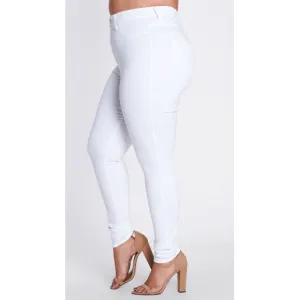 White Stretch Denim
