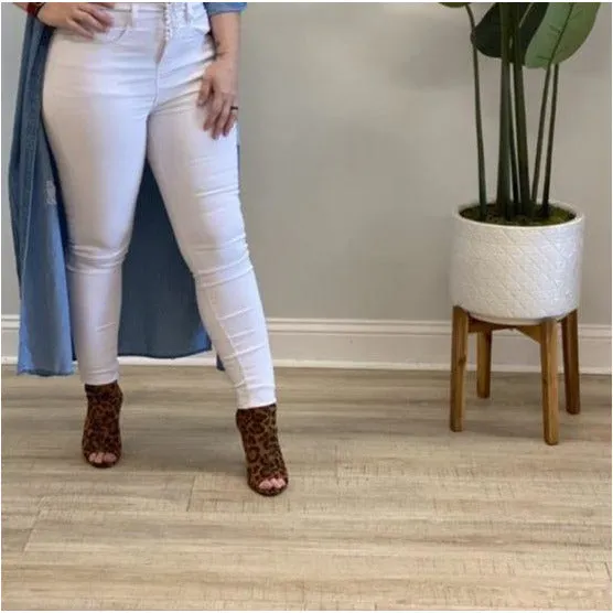 White Stretch Denim