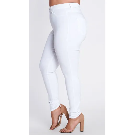 White Stretch Denim