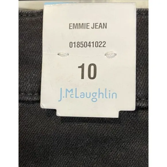 Women's‎ NWT  J.Mclaughlin Emmie Black Jeans Pants Size 10 Stretchy Comfy