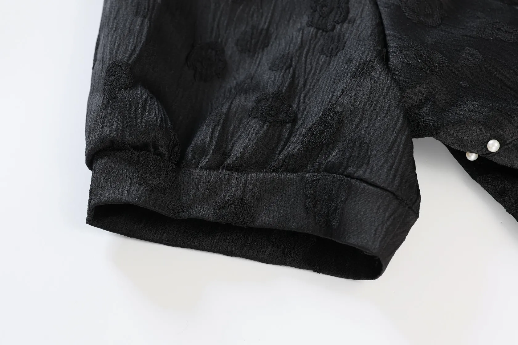 Women's Solid Jacquard Dress Inspired by Audrey Hepburn