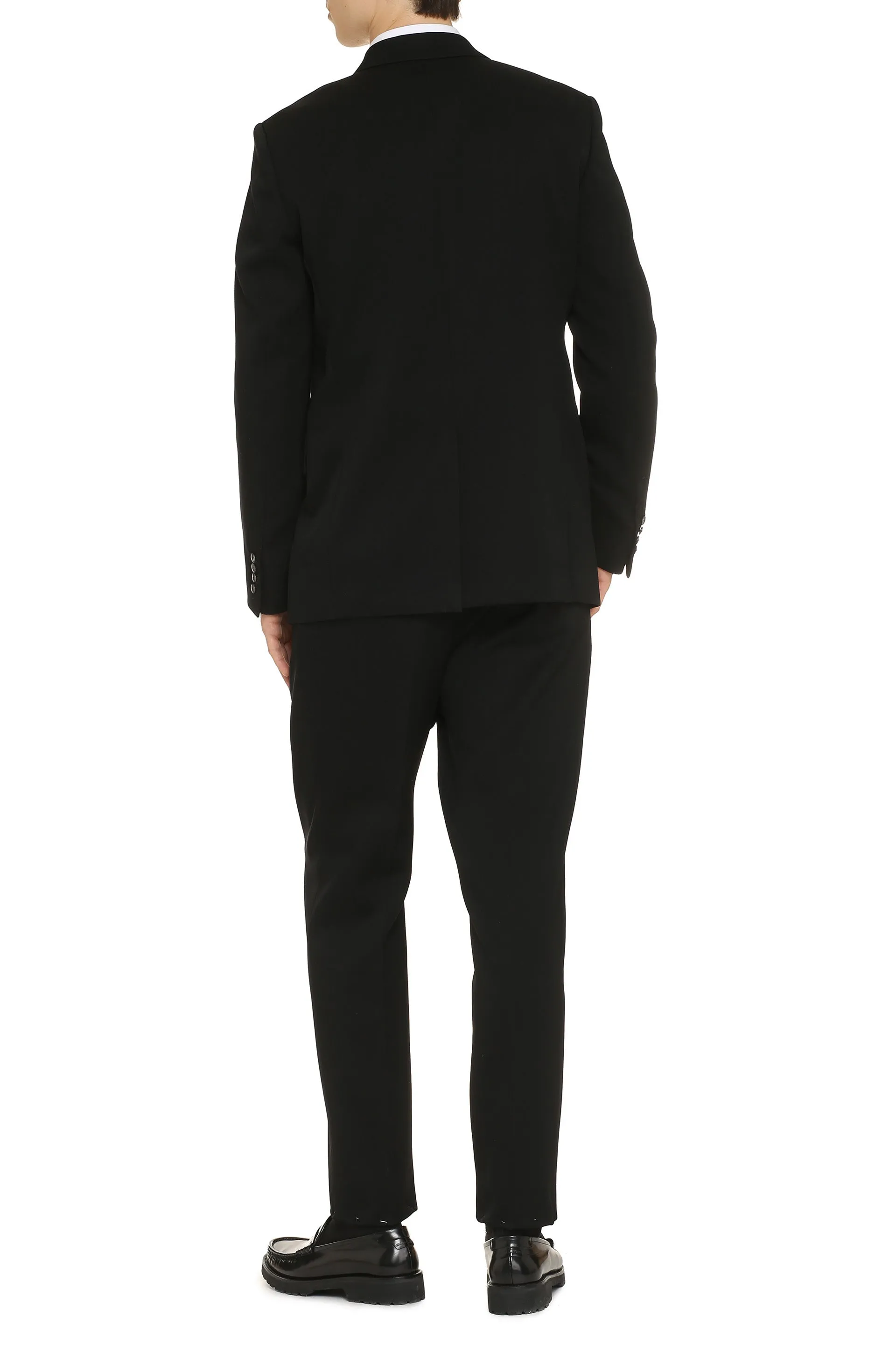 Wool single-breasted blazer