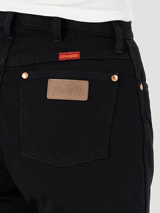 Wrangler Women's Cowboy Cut Black Denim