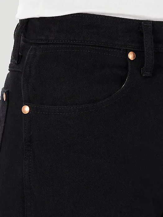 Wrangler Women's Cowboy Cut Black Denim