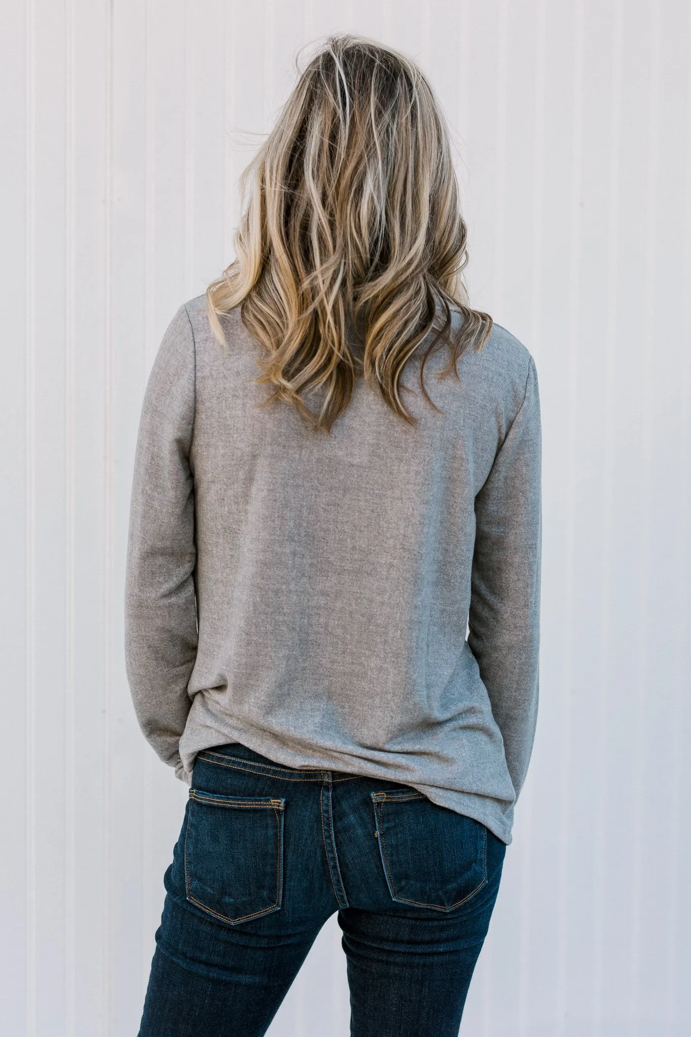 X Sand French Terry Top
