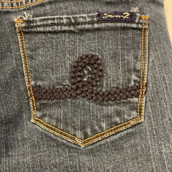 Y2K - Vintage Seven7 Denim Blue Boot Cut Jeans Size 31 EUC #0254