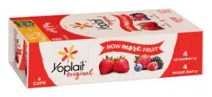 Yoplait Berry & Strawberry Yogurt 8's