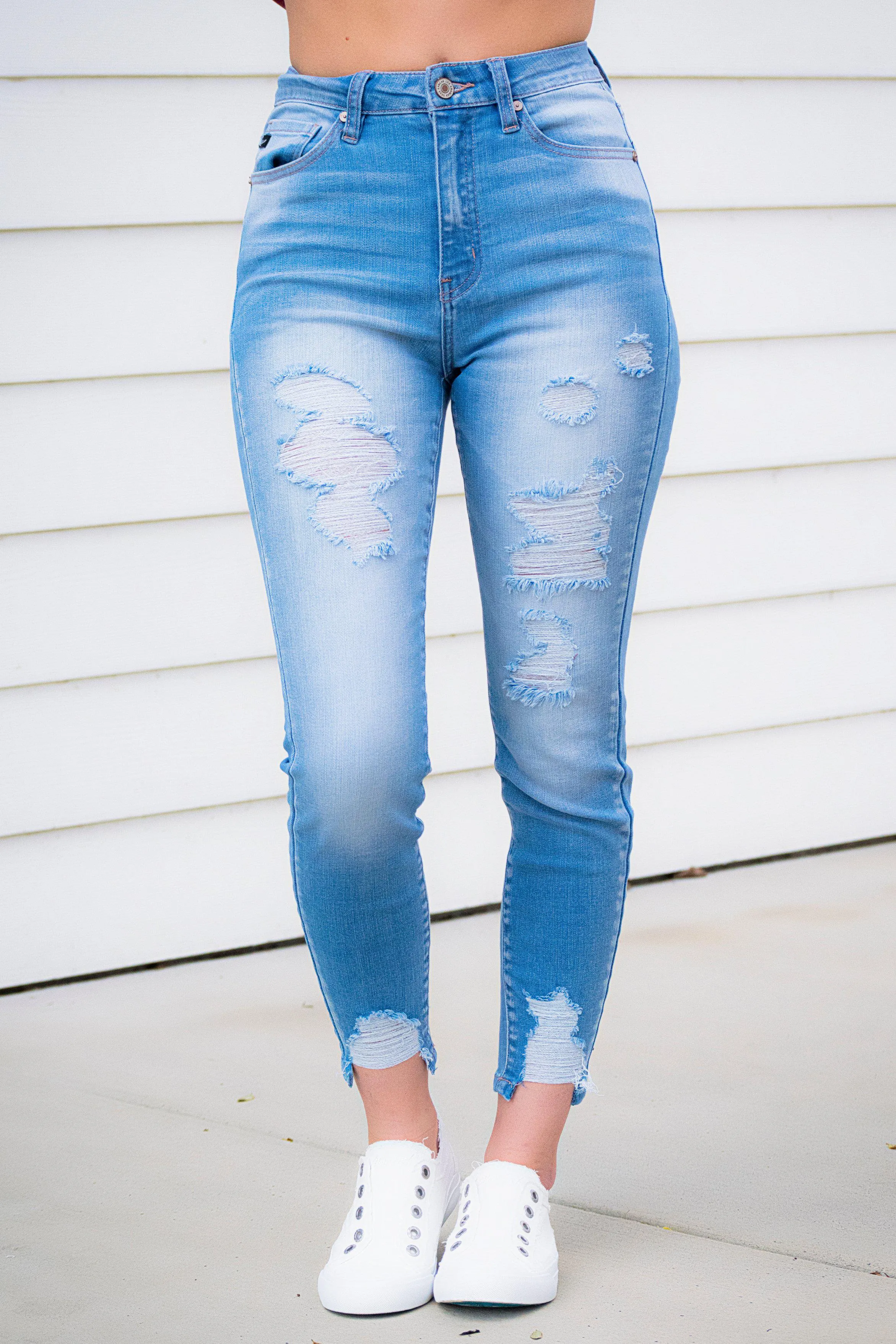Zoey Distressed KanCan Jeans
